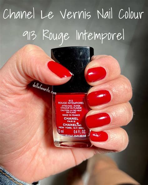 chanel le vernis rouge intemporel